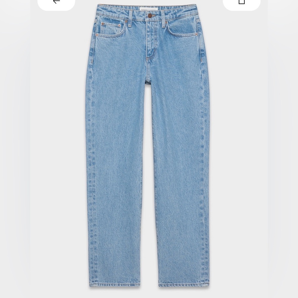 Aritzia Denim Forum Sadie Mid Straight Classic Jeans